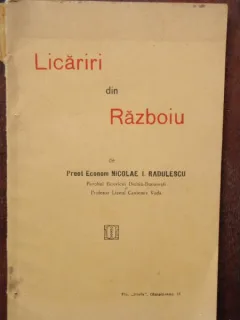 LICARIRI DIN RAZBOIU - NICOLAE I. RADULESCU