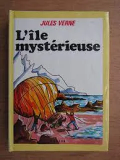 L'ILE MYSTERIEUSE - JULES VERNE  (CARTE IN LIMBA FRANCEZA)