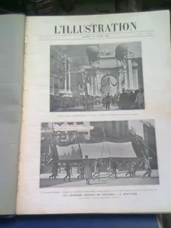 L'ILLUSTRATION REVUE   (REVISTA ARTISTICA)  NUMERELE DIN APRILIE, MAI, IUNIE 1919 (COLIGATE)