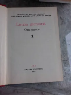 LIMBA GERMANA CURS PRACTIC - JEAN LIVESCU  VOL.1