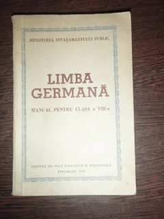 LIMBA GERMANA - MANUAL CLS. VIII-A