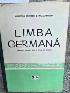 Limba germana, manual pentru anii III si Iv de studiu