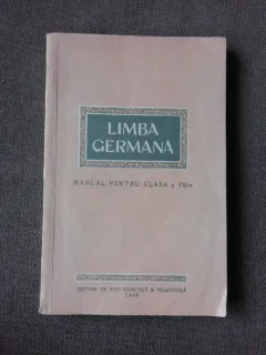 LIMBA GERMANA, MANUAL PENTRU CLASA A VIII-A