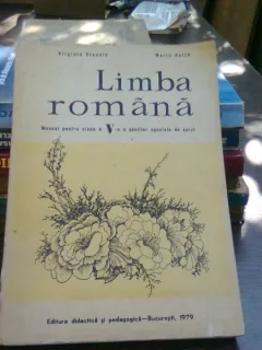 Limba romana. Manual pentru clasa a V-a a scolilor speciale de surzi - Virginia Stanciu
