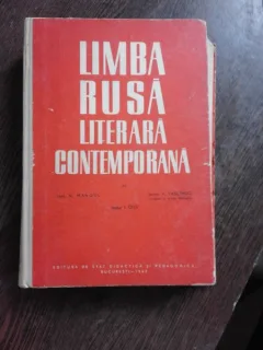 LIMBA RUSA LITERARA CONTEMPORANA - N. MANGUL