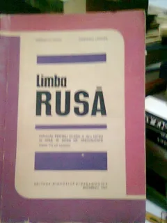 LIMBA RUSA. MANUAL CLASA XI-A DE LICEU SI ANUL III LICEE DE SPECIALITATE - MARINESCU MIHAIL