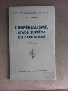 L'imperialisme, stade supreme du capitalisme - V. Lenine  (carte in limba franceza)