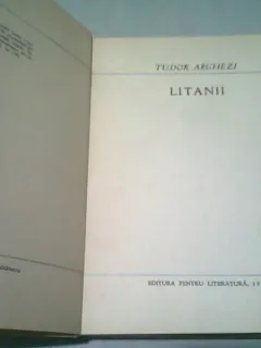 LITANII - TUDOR ARGHEZI