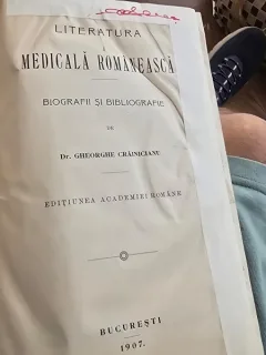 Literatura medicala romaneasca, biografii si bibliografie - Gheorghe Crainiceanu