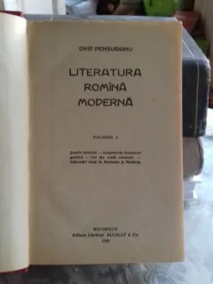 LITERATURA ROMANA MODERNA - OVID DENSUSIANU   VOL.1