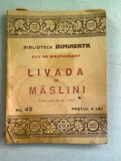LIVADA DE MASLINI - GUY DE MAUPASSANT