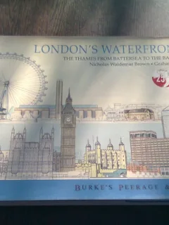 LONDON,S WATERFRONT. The Thames from Battersea to the Barrier - NICHOLAS WALDEMAR BROWN  (CARTE IN LIMBA ENGLEZA)