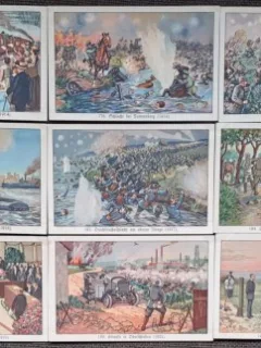 Lot (11) 13 Cartonase Margarina Teuta 1932 seria 1000 de ani de istorie germana