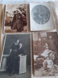LOT CARTI POSTALE PERIOADA INTERBELICA, 3+1, 2 CIRCULATE SI 2 NECIRCULATE