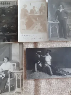 LOT CARTI POSTALE PERIOADA INTERBELICA, 4+1, 1 CIRCULATA SI 4 NECIRCULATE
