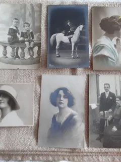 LOT CARTI POSTALE PERIOADA INTERBELICA, 5+1, 3 CIRCULATE SI 3 NECIRCULATE