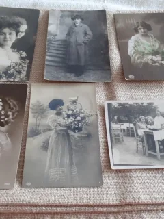 LOT CARTI POSTALE PERIOADA INTERBELICA, 5+1, 5 CIRCULATE SI 1 NECIRCULATA