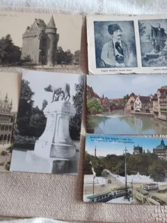 LOT CARTI POSTALE PERIOADA INTERBELICA, 5+1, NECIRCULATE