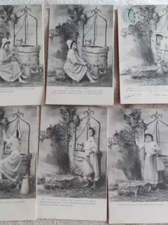 LOT CARTI POSTALE PERIOADA INTERBELICA, 5+1, TOATE CIRCULATE