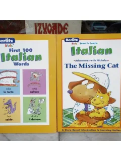Love to learn italian 2 volume , Bertlitz Publications , 2003