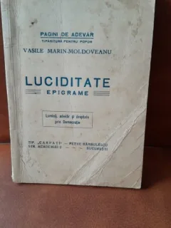 Luciditate - Vasile Marin Moldoveanu  epigrame