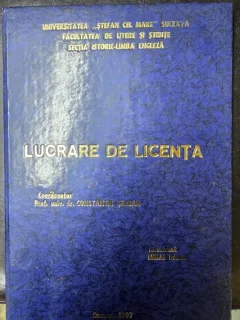 Lucrare de licenta - Societatea din Bucovina reflectata in jurnalele calatorilor straini din secolele XVIII - XIX - Coordonator Constantin Serban