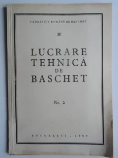 Lucrare tehnica de baschet nr.2/1968