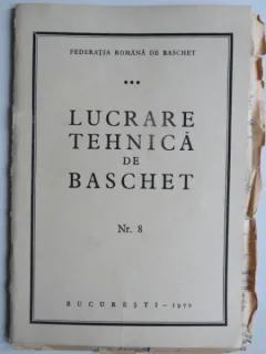 Lucrare tehnica de baschet nr.8/1970
