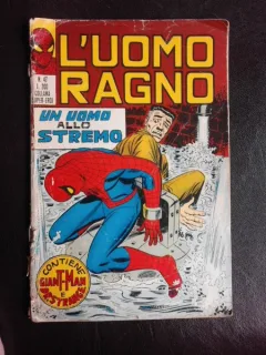 L'uomo ragno nr.47/1972  revista cu benzi desenate, text in limba italiana