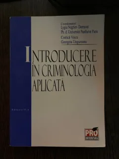 Lygia Negrier-Dormont Introducere in criminologia aplicata