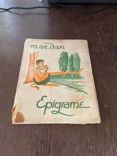 M. Ar. Dan - Epigrame (cu autograful autorului pentru poetul Vasile Militaru, 1935)