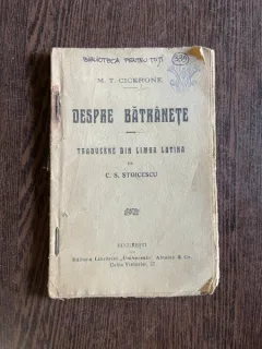 M. T. Cicerone Despre Batranete