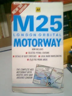 M25 LONDON ORBITAL MOTORWAY - HARTA RUTIERA