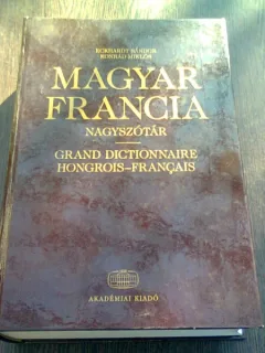 Magyar-francia nagyszótár /Karton - Konrád Miklós  (dictionar maghiar francez)