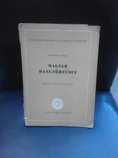 MAGYAR HANGTORTENET - BARCZI GEZA  (CARTE IN LIMBA MAGHIARA, CU DEDICATIE PENTRU AL. ROSETTI)