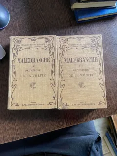 Malebranche - Recherche de la Verite (2 volume)