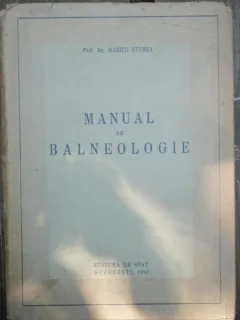 MANUAL DE BALNEOLOGIE - MARIUS STURZA