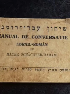 MANUAL DE CONVERSATIE EBRAIC - ROMAN - MAYER SCHACHTER-HAHAM