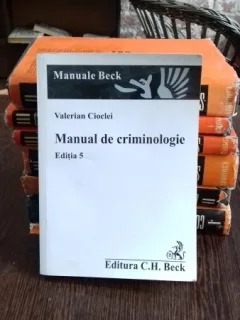 MANUAL DE CRIMINOLOGIE - VALERIAN CIOCLEI