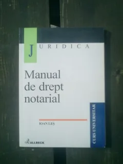 Manual de drept notarial - Ioan Les