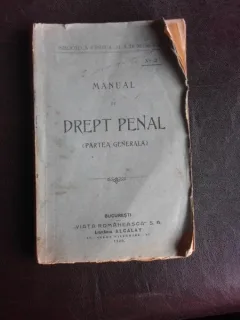 Manual de Drept penal, partea generala