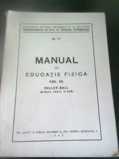 MANUAL DE EDUCATIE FIZICA. VOL.III - VOLLEY-BALL
