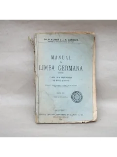 Manual de Limba Germana , Dr. G. Coman, J. A. Candrea , 1926