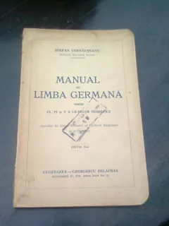 MANUAL DE LIMBA GERMANA PENTRU CL.IV SI V A LICEELOR TEORETICE - STEFAN CERNAUTEANU