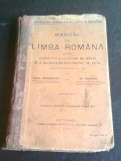 MANUAL DE LIMBA ROMANA - MIHAIL DRAGOMIRESCU