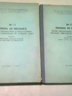 MANUAL DE METODICA PENTRU ORGANIZAREA SI DESFASURAREA PREGATIRII FORMATIILOR DE APARARE CIVILA - 2 VOLUME