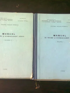 MANUAL DE TRAGERI SI BOMBARDAMENT AERIAN - NICOLAE PETRESCU  2 VOLUME