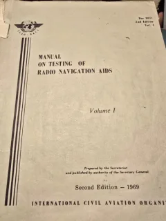 Manual on testing of radio navigation aids doc 8071 vol.1