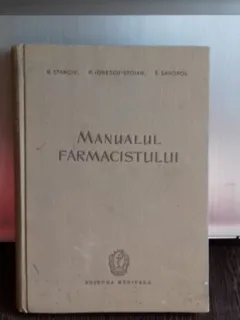 MANUALUL FARMACISTULUI - N. STANCIU