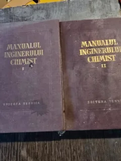 Manualul inginerului chimist - Costin D. Nenitescu Volumul I+II